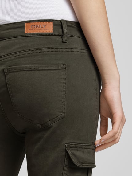 ONLY Regular Fit Cargohose mit Cargotaschen Oliv 3