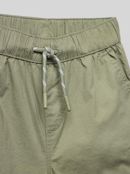 s.Oliver RED LABEL Bermudy o luźnym kroju z mieszanki bawełny Khaki 2