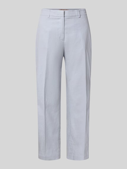 Straight Fit Stoffhose aus Leinen-Mix Shop The Look MANNEQUINE