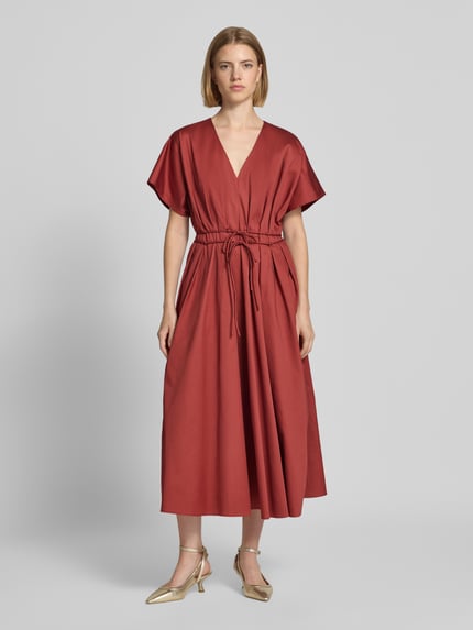 Christian Berg Cocktail Cocktailkleid mit V-Ausschnitt und Schnürung Terra 4