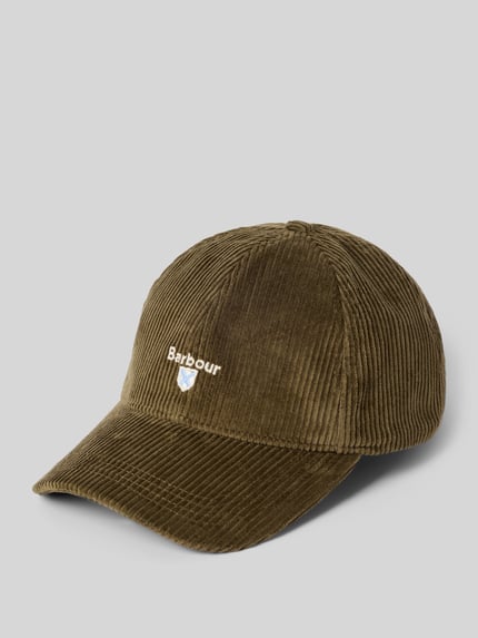 Barbour Cap aus reiner Baumwolle Oliv 1