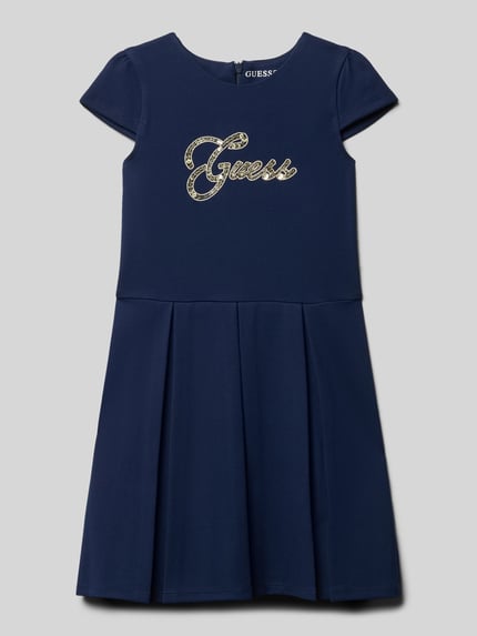 GUESS Minikleid mit Label-Detail Marine 1