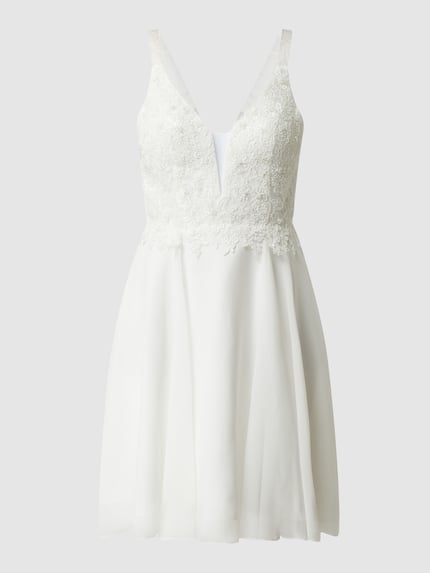 LUXUAR FASHION Brautkleid mit Strasssteinen Offwhite 2