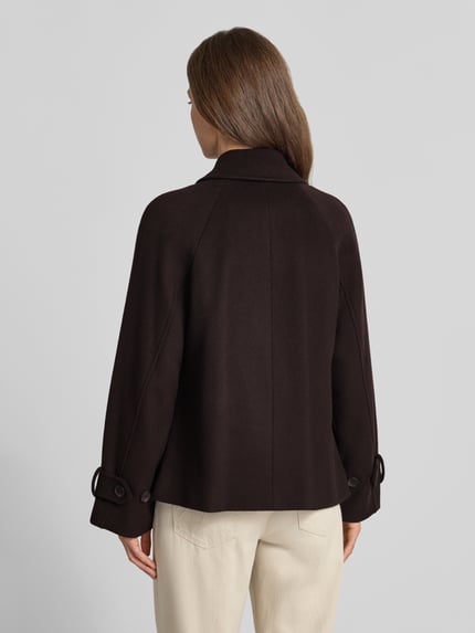 mbyM Jacke aus Woll-Mix mit Kentkragen Modell 'Tary' Dunkelbraun 5