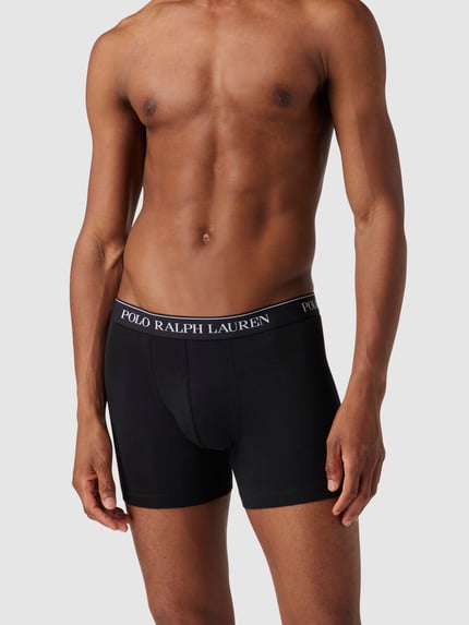 Polo Ralph Lauren Underwear Trunks aus Baumwoll-Mix im 3er-Pack Black 1