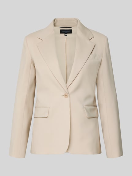Getailleerde blazer van zuivere scheerwol model 'LAMINE' Shop The Look MANNEQUINE