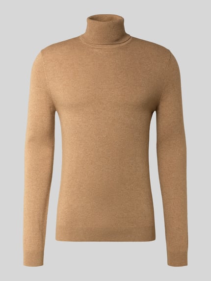 MCNEAL Regular fit coltrui van wolmix met kasjmier Camel gemêleerd - 2
