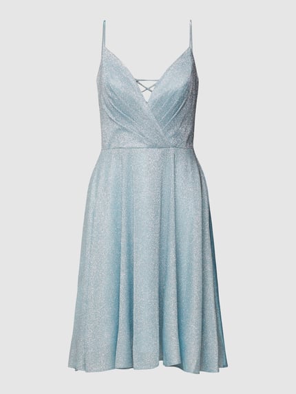 LUXUAR FASHION Cocktailkleid mit Effektgarn Mint 2