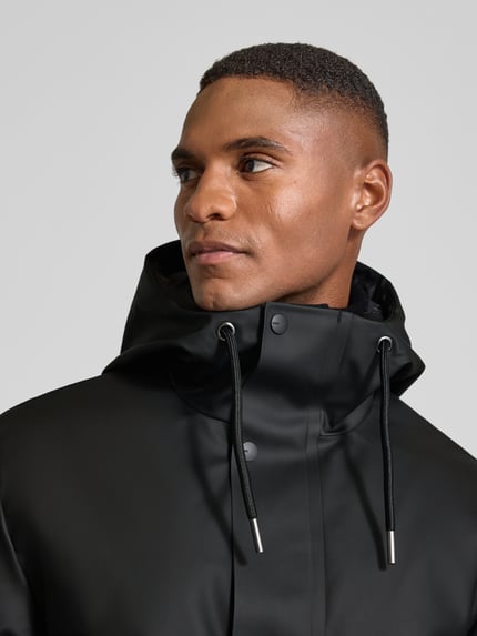 Rains Funktionsjacke mit Kapuze Black 3