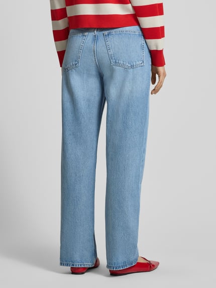 MANGO Jeans im Used-Look Modell 'RIVER' Jeansblau 5