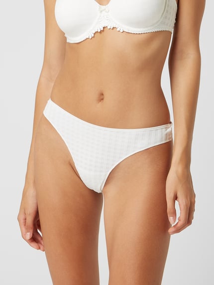 Marie Jo String mit Strukturmuster Modell 'Avero Thong' Offwhite 4