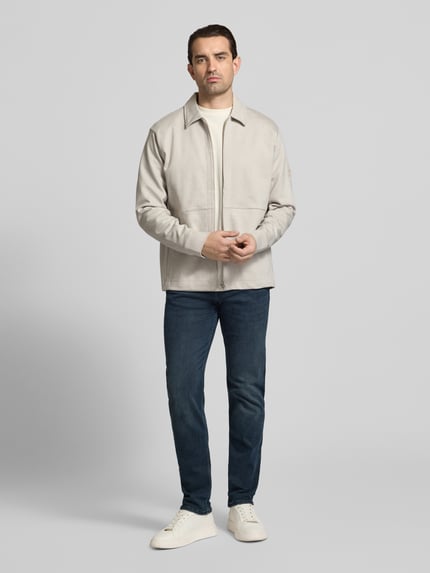 BOSS Orange Straight fit Jeans van Katoenmix Model 'RE.MAINE BO S.AVE' Grafiet - 1