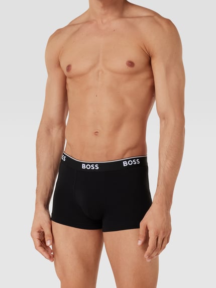 BOSS Trunks mit elastischem Logo-Bund im 3er-Pack Rot 1