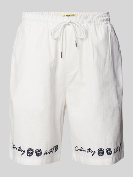 Shorts mit elastischem Bund Modell 'MING' Shop The Look MANNEQUINE