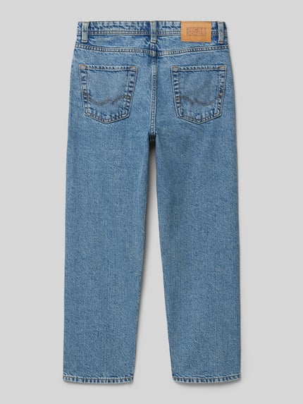 JACK & JONES Straight leg jeans in 5-pocketmodel, model 'CHRIS' Blauw - 3