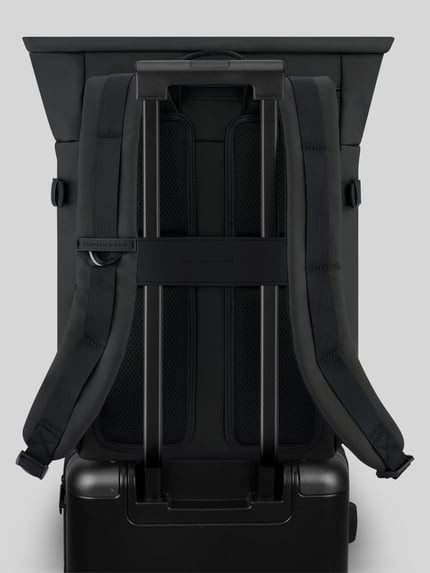 Kapten & Son Rucksack mit Flaschenhalterung innen Modell 'HELSINKI' Black 6