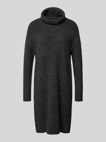 ONLY Strickkleid mit Woll-Anteil Modell 'JANA' Anthrazit Melange 2
