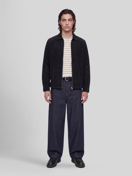 JACK & JONES Bomberjacke mit Cordstruktur Black 1