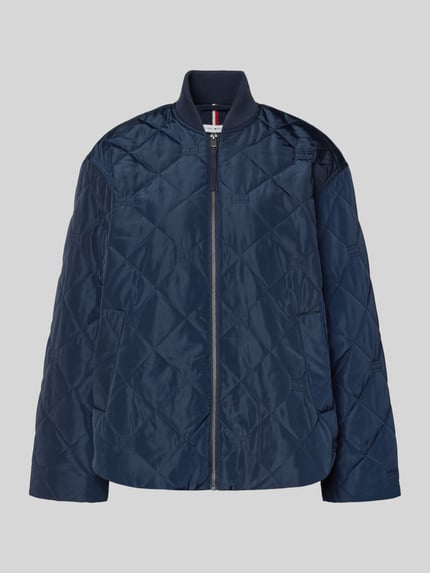 Regular Fit Bomberjacke mit College-Kragen Shop The Look MANNEQUINE