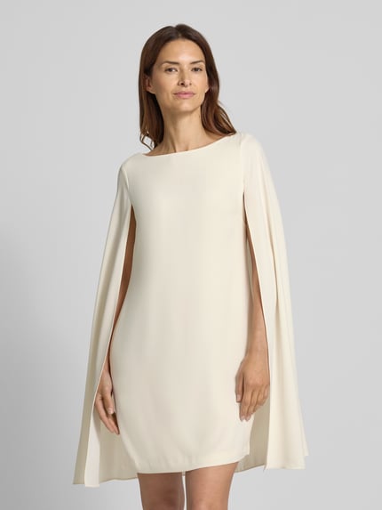 Lauren Ralph Lauren Cocktailkleid mit Rundhalsausschnitt Modell 'PETRA' Offwhite 4