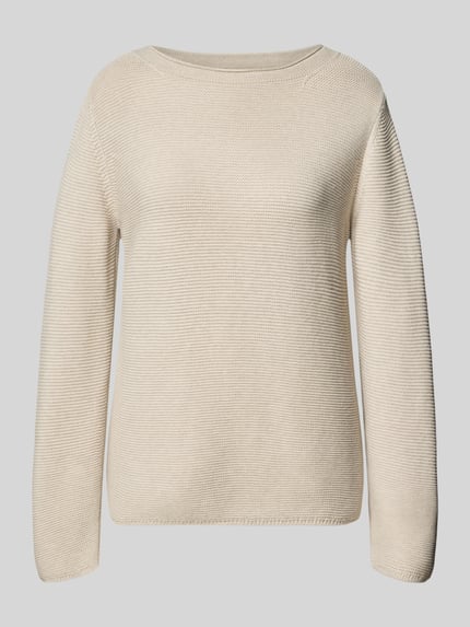 Marc O'Polo sweter z czystej bawełny o kroju regular fit Kamienny 2