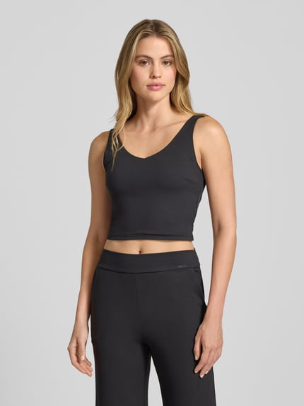 aim'n Cropped Bralette mit V-Ausschnitt Black 4