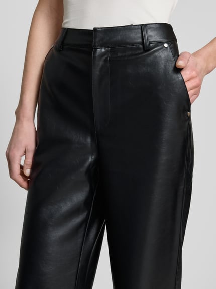 LeGer Stoffhose in Leder-Optik Modell 'Insa' - LeGer Studio Kollektion Black 3