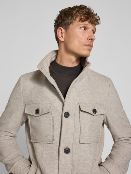 Christian Berg Men Jacke im 2-in-1-Look Beige Melange 3