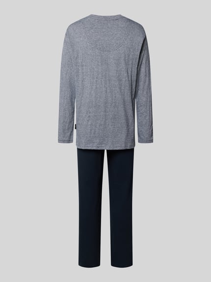 Productfoto, Bügelfreier und wärmeregulierender pyjama van GÖTZBURG 1889, katoenmix, regular fit, V-hals, borstzak