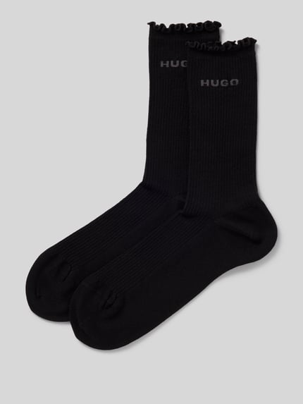 HUGO Sokken van katoenmix in een set van 2 paar Black - 1