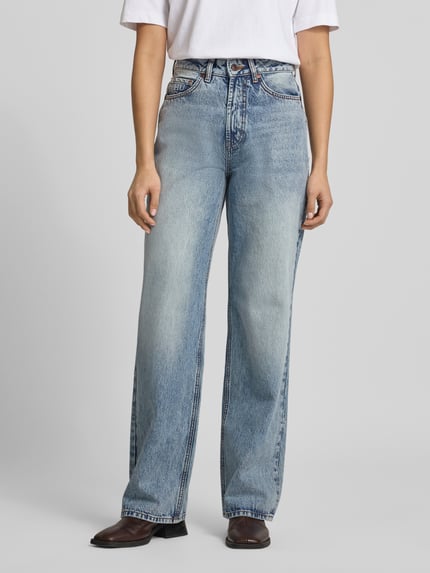 HUGO Straight Fit Jeans aus reiner Baumwolle Modell '937_14' Hellblau 4