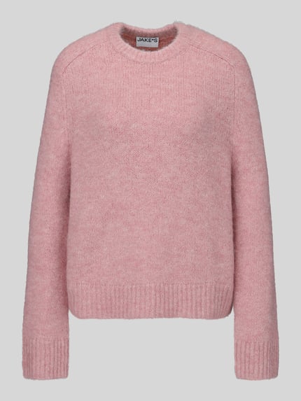 Jake*s Casual Regular Fit Pullover mit Woll-Anteil Rosa 2