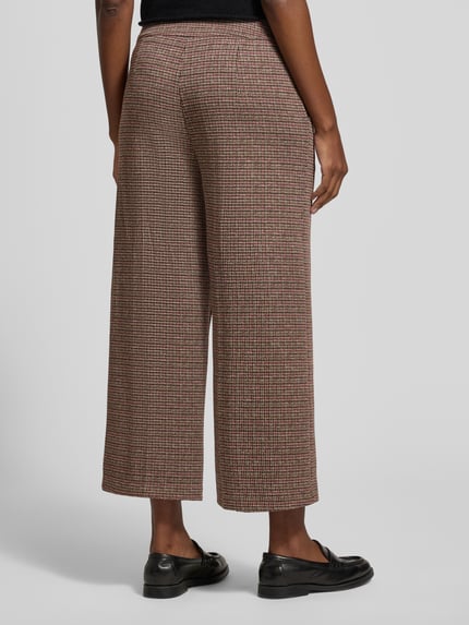 MORE & MORE Culotte mit Bügelfalten Bordeaux 5