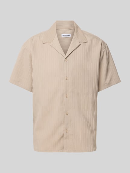 JACK & JONES Vrijetijdsoverhemd met knoopsluiting, model 'MASSIMO' Beige - 2