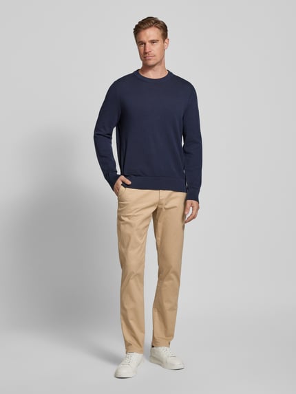 MCNEAL Slim Fit Stoffhose mit französischen Eingrifftaschen Beige 1
