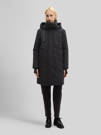 Marc O'Polo Relaxed Fit Parka mit Kapuzenkragen Black 1