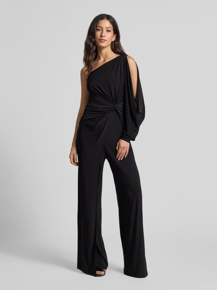 Adrianna Papell Jumpsuit mit Knoten-Detail Black 4