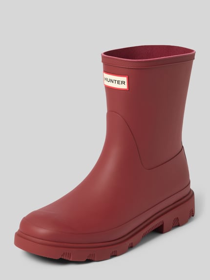 Hunter Gummistiefel mit profilierter Sohle Bordeaux 1