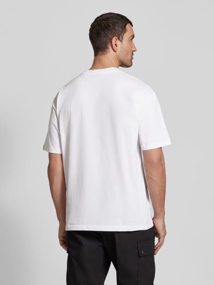 HUGO T-shirt met motiefprint, model 'Daveley' Wit - 5