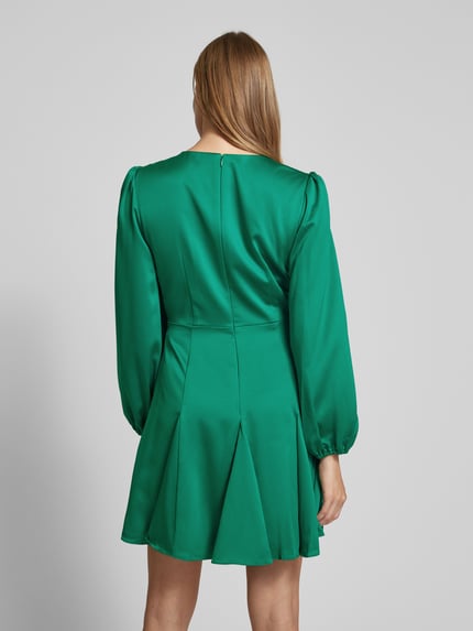 Adrianna Papell Cocktailkleid mit Puffärmeln Smaragd 5