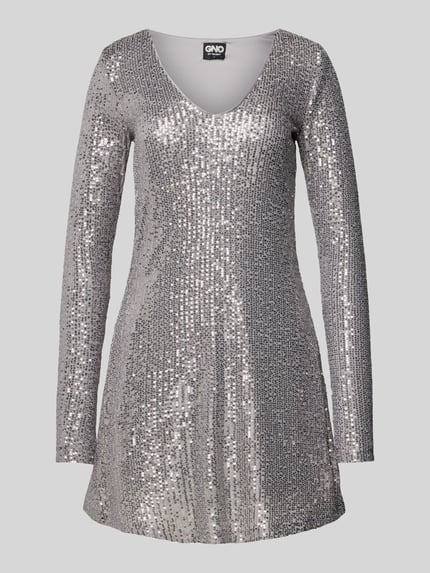 REVIEW X GNO REVIEW x GNO - mini-jurk met pailletten Zilver - 2