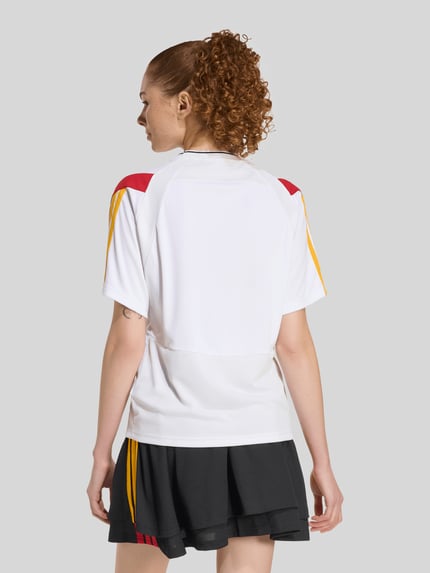 adidas Sportswear t-shirt sport o kroju relaxed fit z nadrukiem z logo Biały 5