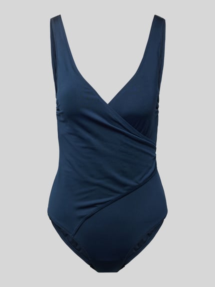 MAGIC Bodyfashion Strój kąpielowy w stylu kopertowym Ciemnoniebieski 1