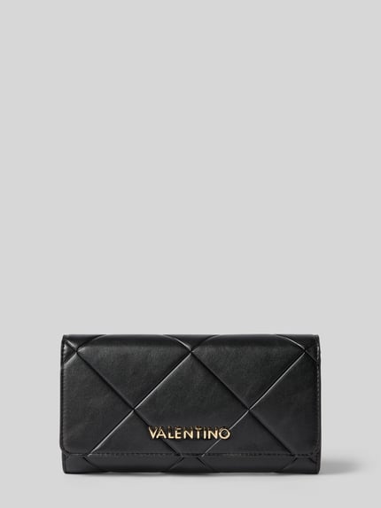 Valentino Bags Portemonnaie mit Rautensteppung Modell 'ASTRID' Black 1
