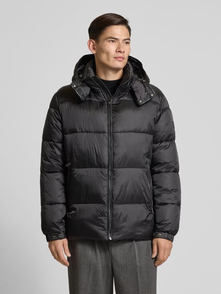 JOOP! COLLECTION Gewatteerd jack met ritszakken Zwart - 4