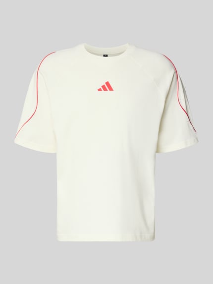 T-Shirt mit Label-Print Shop The Look MANNEQUINE