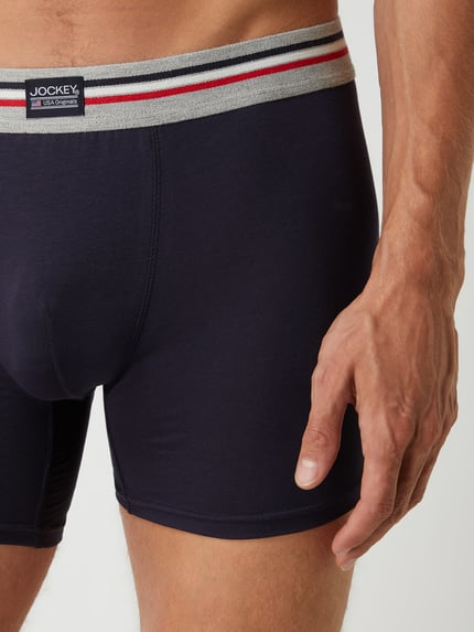 Jockey Trunks mit Label-Patch im 3er-Pack Rot 6