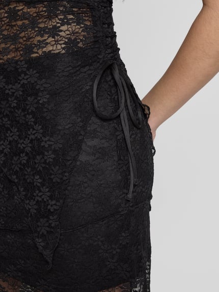 REVIEW Top mit seitlicher Schnürung Black 3