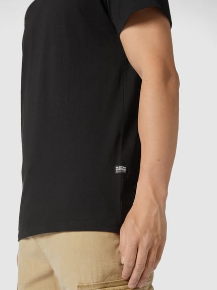 G-Star RAW Regular fit t-shirt van puur katoen Zwart - 3