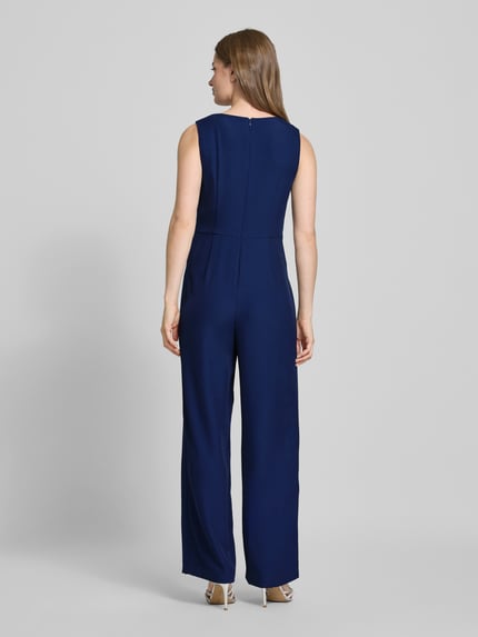 Adrianna Papell Jumpsuit mit Knotendetail Marine 5